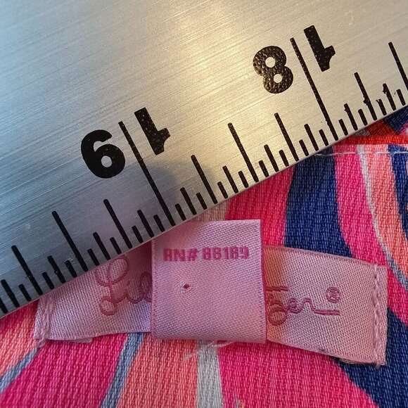 Lilly Pulitzer Reef Retreat Skirt with Shorts, Metal Coral Zipper Pull - Picture 4 of 12